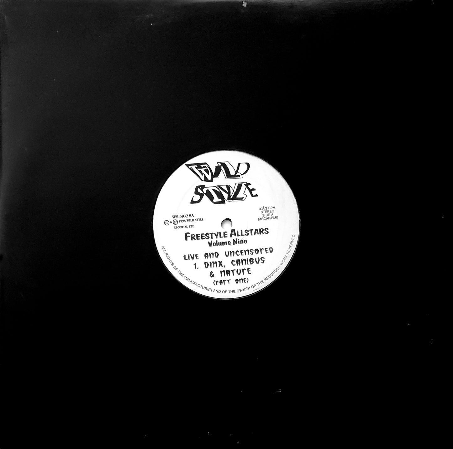 Freestyle Allstars - Volume Nine Live And Uncensored (12" Vinyl) VINTAGE-RARE!!