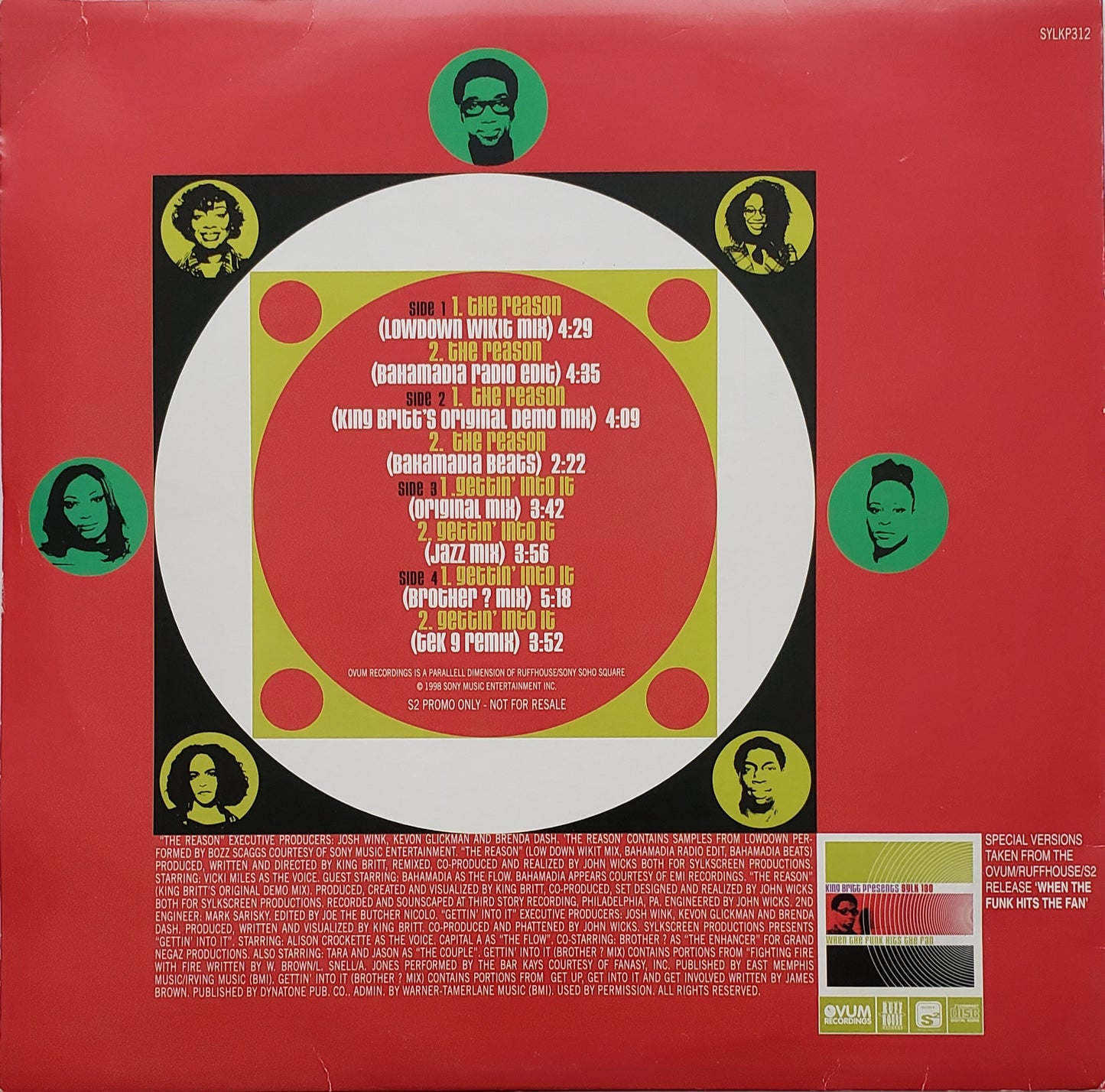 King Britt Presents Sylk 130 / The Reason / Gettin' Into It ( 2X Vinyl LP Record)