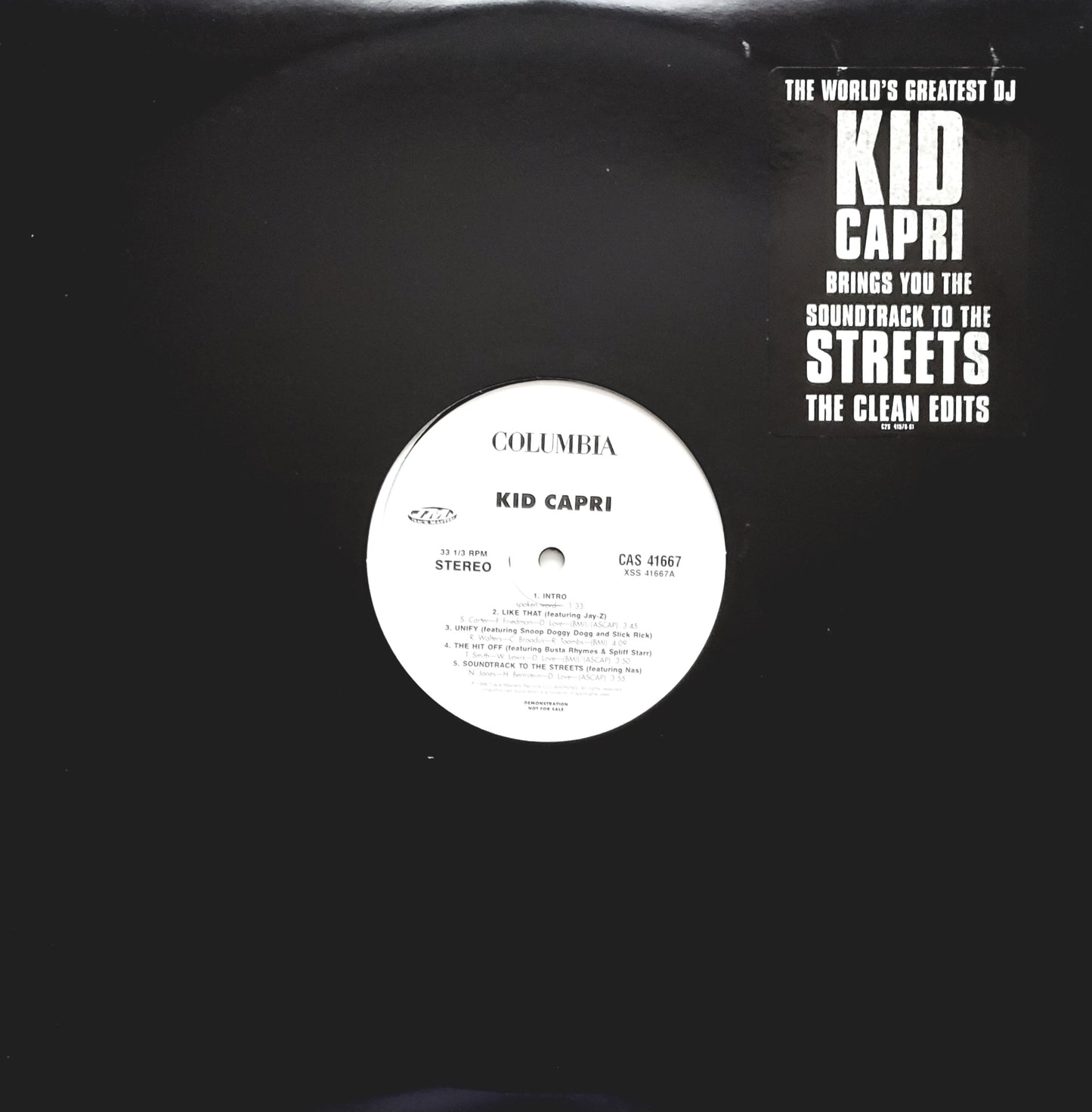 Kid Capri – Soundtrack To The Streets ( 2x LP CLEAN Vinyl) RARE!!