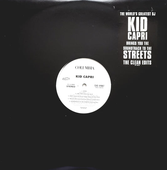 Kid Capri – Soundtrack To The Streets ( 2x LP CLEAN Vinyl) RARE!!