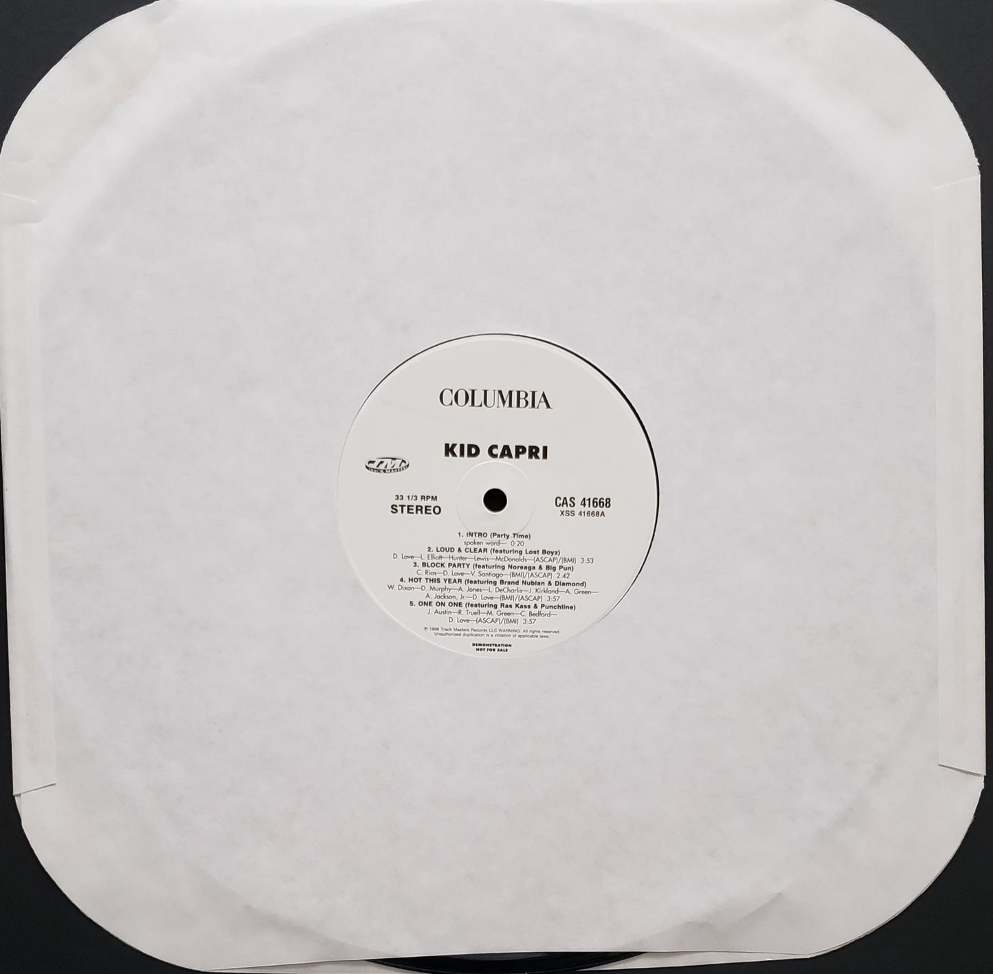 Kid Capri – Soundtrack To The Streets ( 2x LP CLEAN Vinyl) RARE!!