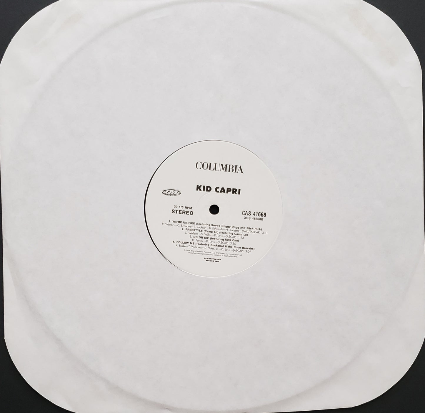 Kid Capri – Soundtrack To The Streets ( 2x LP CLEAN Vinyl) RARE!!