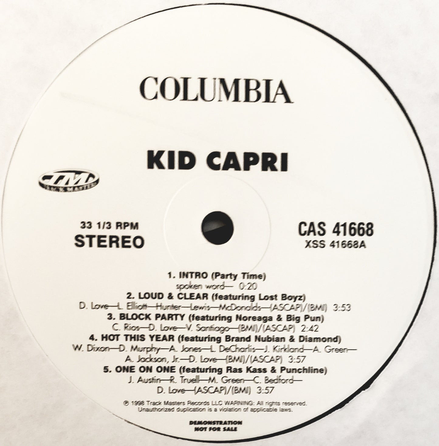 Kid Capri – Soundtrack To The Streets ( 2x LP CLEAN Vinyl) RARE!!