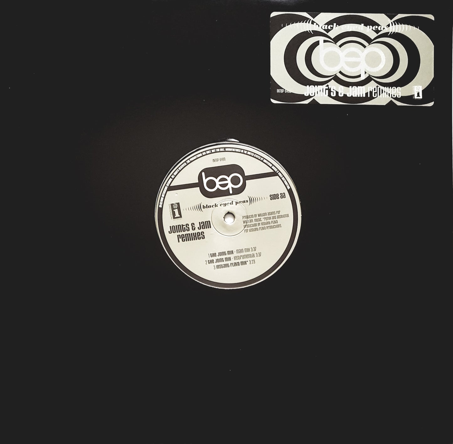 Black Eyed Peas – Joints & Jam (Remixes) 12" Vinyl)RARE!!!