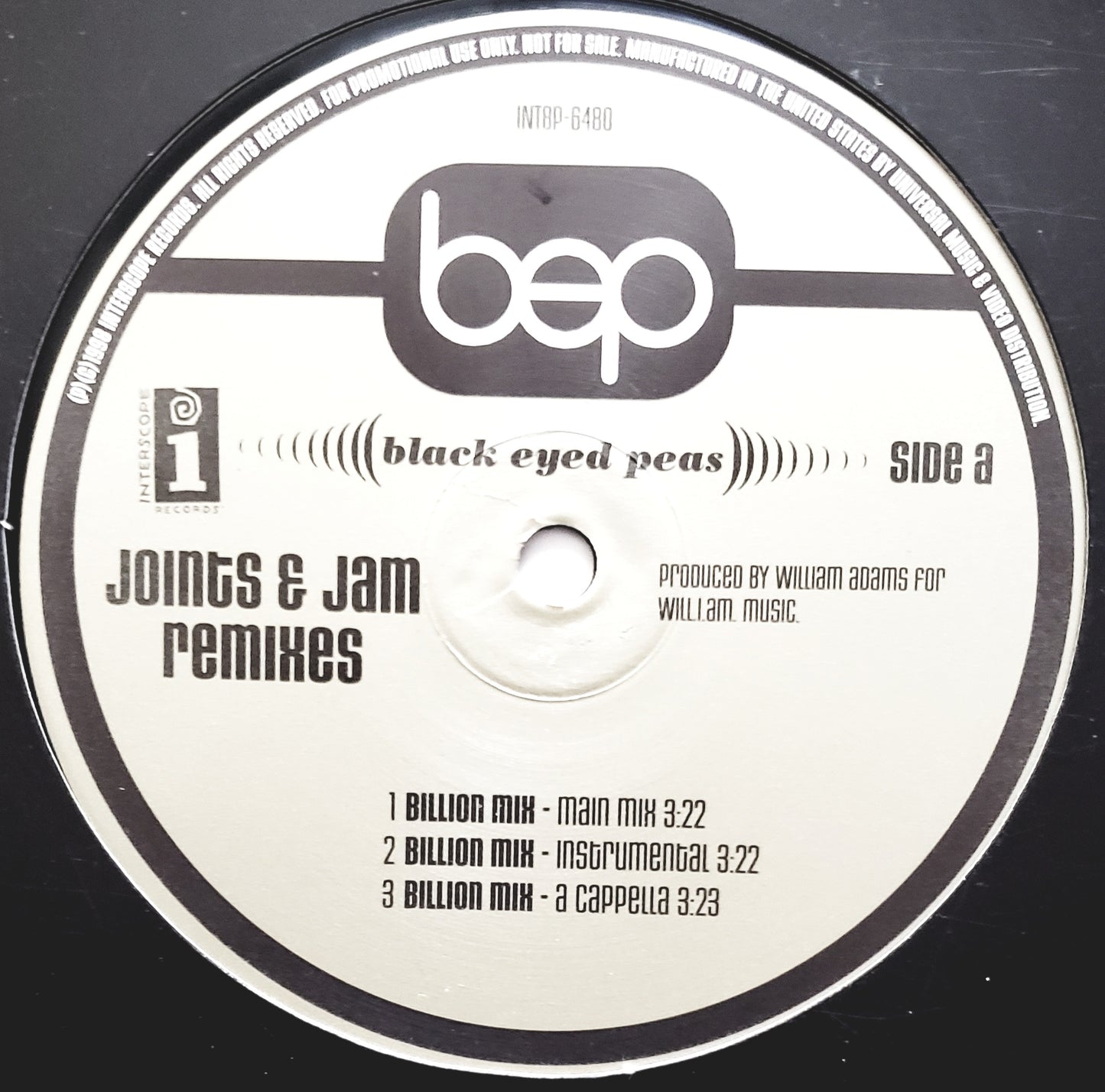 Black Eyed Peas – Joints & Jam (Remixes) 12" Vinyl)RARE!!!