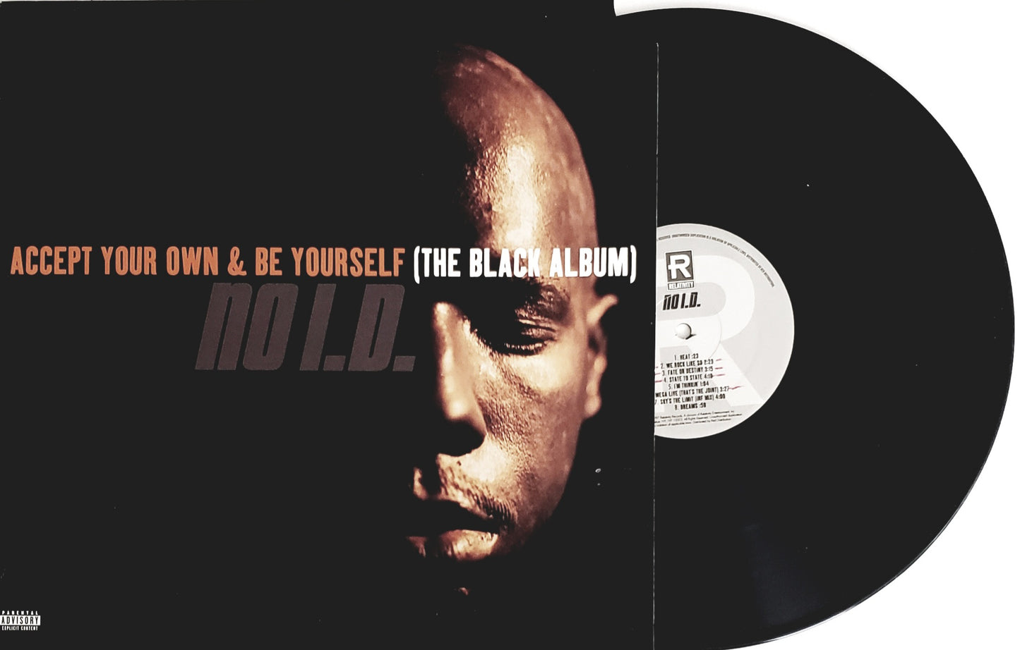 NO I.D. Accept Your Own & Be Yourself The Black Album-RARE!!
