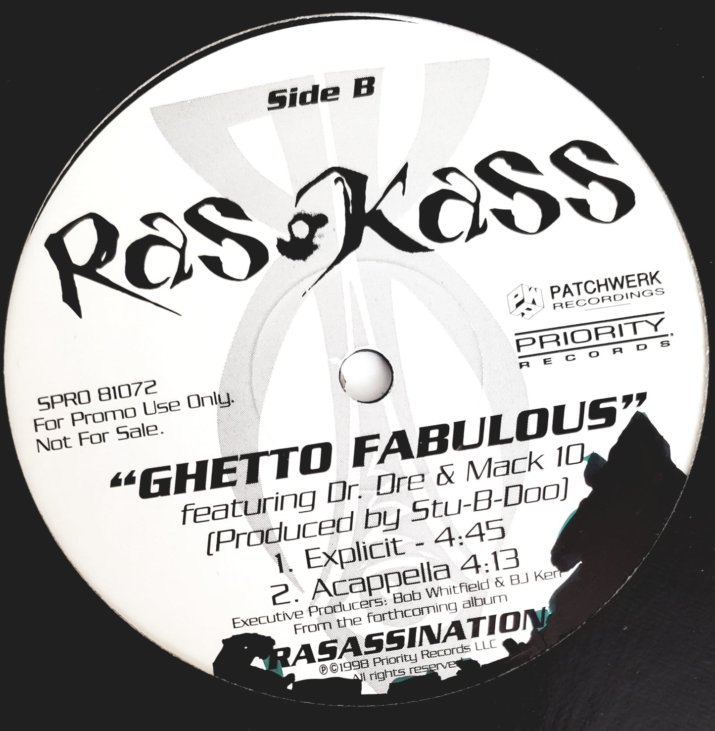 RAS & KASS DR DRE / MACK 10 GHETTO FABULOUS VINYL) 12" Vinyl