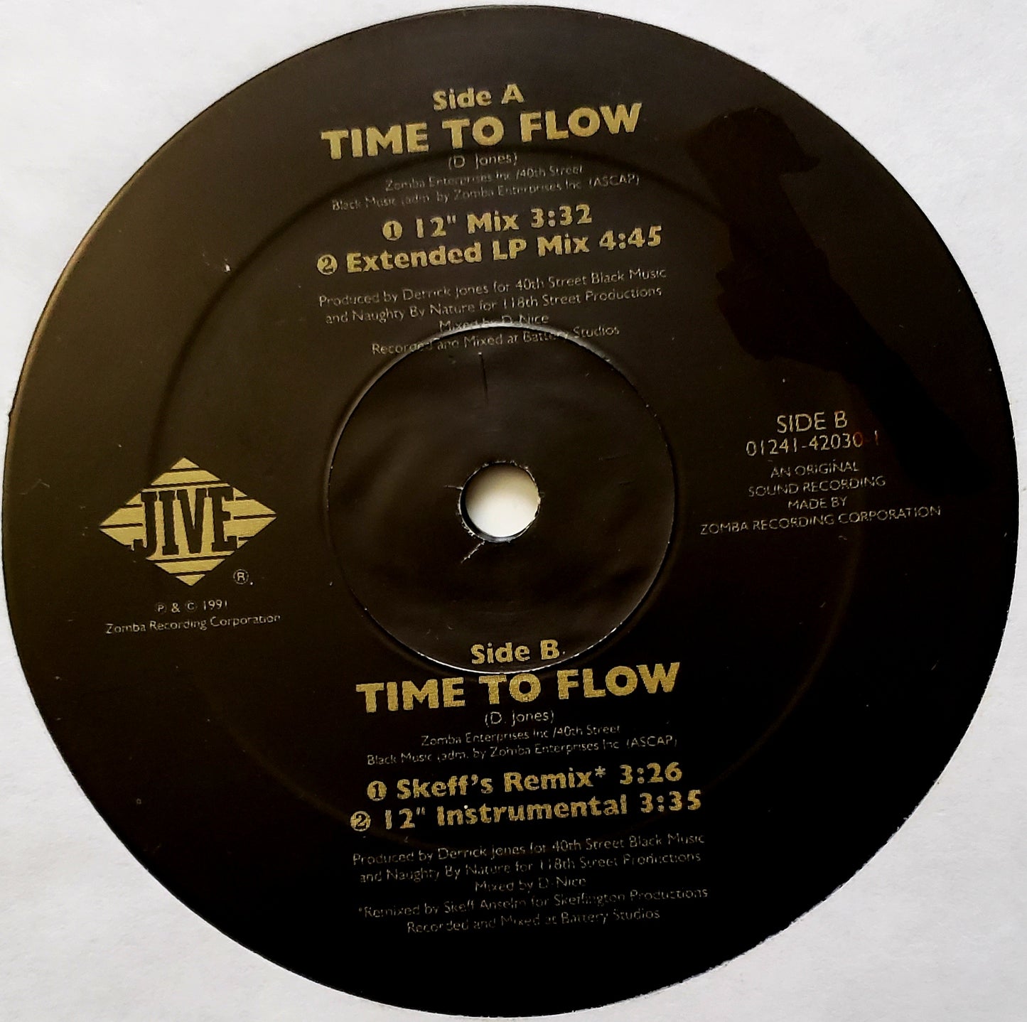 D-NICE" TIME TO FLOW" (12" VINYL}RARE!!