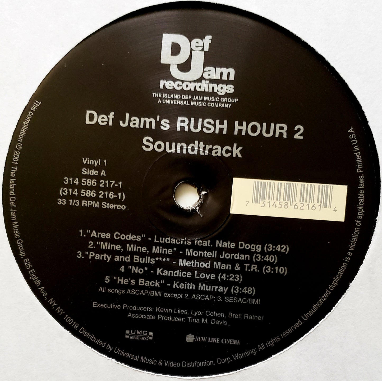 DEF JAM'S RUSH HOUR 2 "SOUNDTRACK" (2x LP Vinyl )
