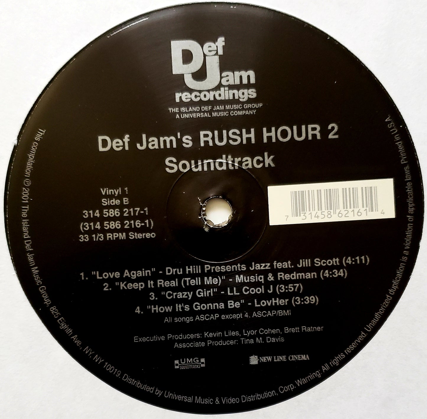 DEF JAM'S RUSH HOUR 2 "SOUNDTRACK" (2x LP Vinyl )