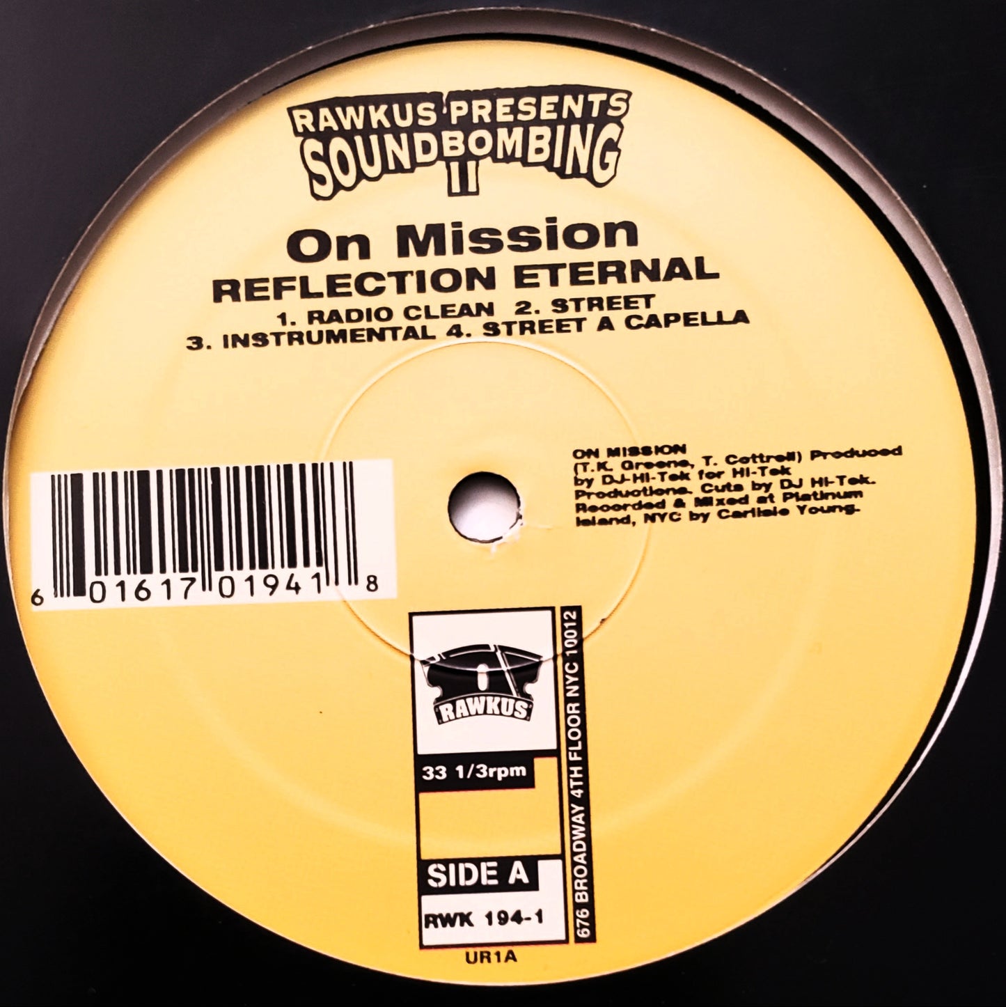 Reflection Eternal / Shabaam Sahdeeq feat.The Cocoa Brovaz–On Mission / Every Rhyme I Write
