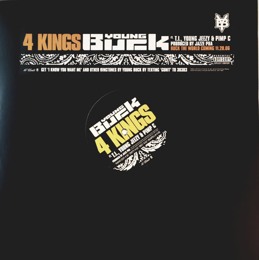 Young Buck feat. T.I., Young Jeezy & Pimp C - 4 Kings (12" Vinyl)