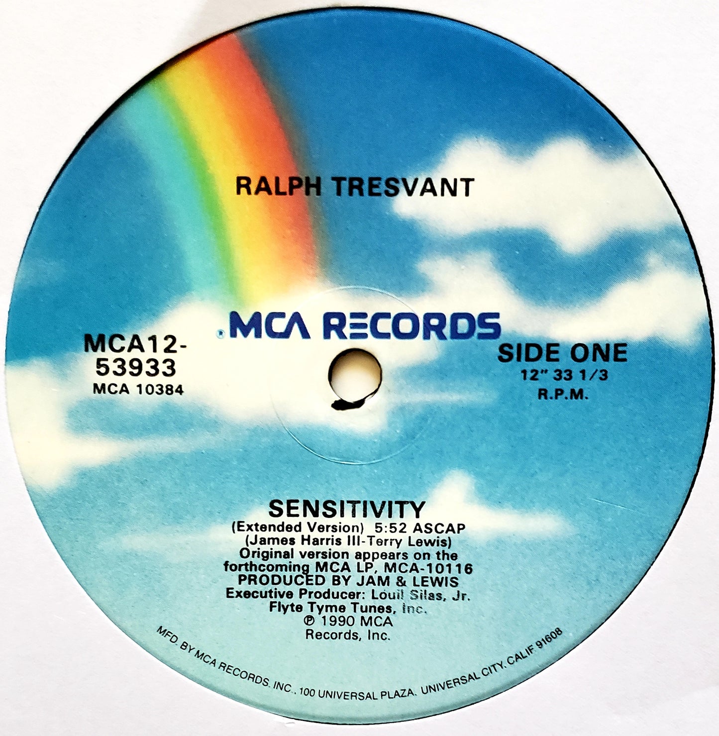 Ralph Tresvant – Sensitivity (12" Vinyl) RARE!!