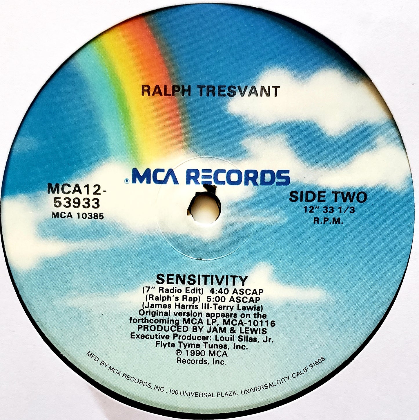 Ralph Tresvant – Sensitivity (12" Vinyl) RARE!!