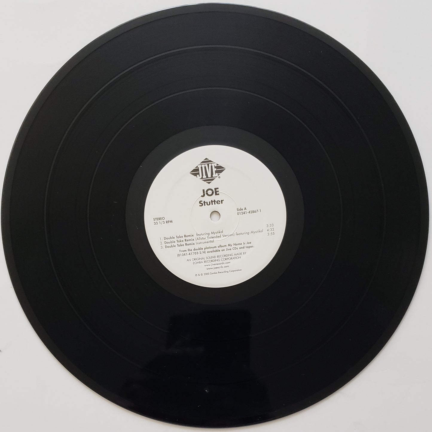 Joe – Stutter (Double Take Remixes featuring Mystikal)- 12" Vinyl) RARE!!