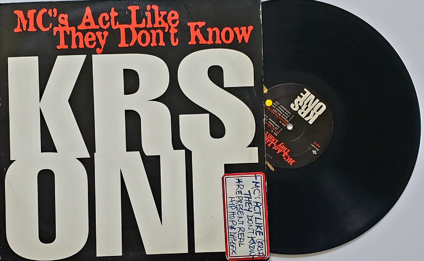 KRS-One – MC's Act Like They Don't Know/Represent The Real Hip Ho Featuring Das EFX(12")