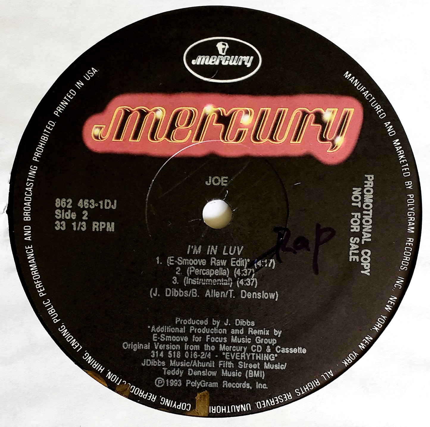 JOE "I'm In Love" (12" Vinyl)