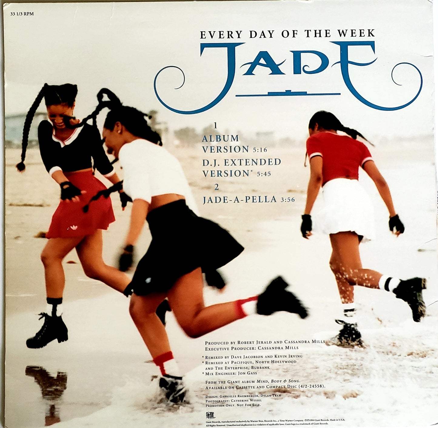 JADE - EVERYDAY OF THE WEEK (12' Vinyl) RARE!!
