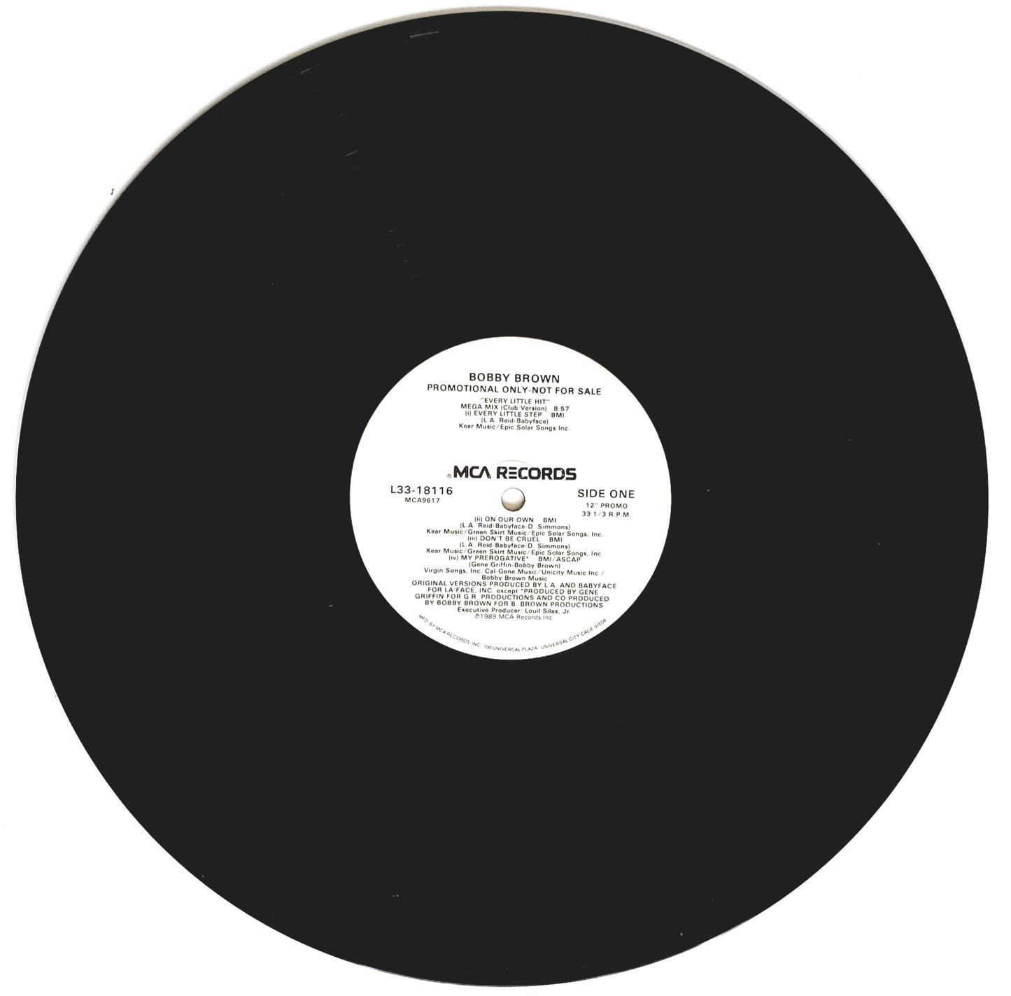 BOBBY BROWN "EVERY LITTLE HIT" MEGAMIX (12"Vinyl) RARE!!