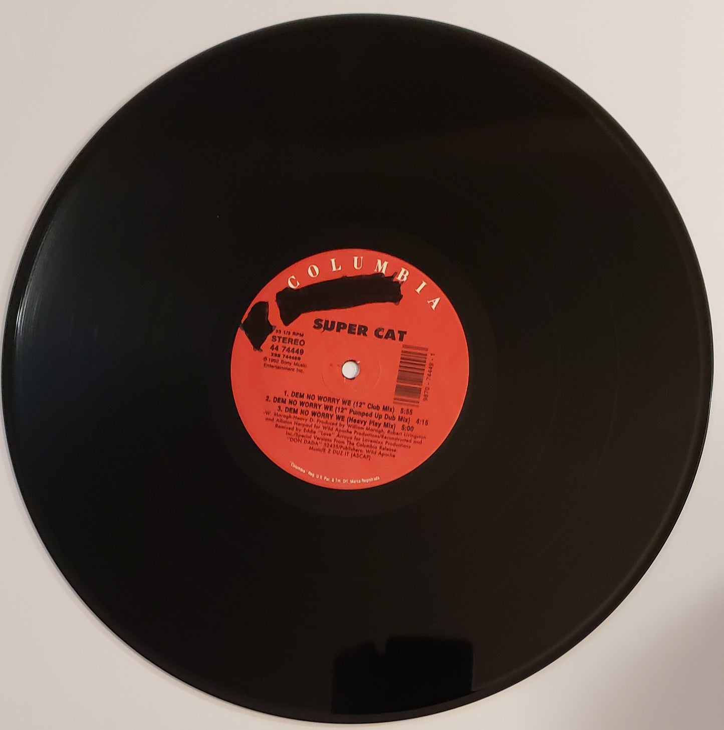SUPERCAT- DEM NO WORRY WE (12" VINYL) VINTAGE!!!