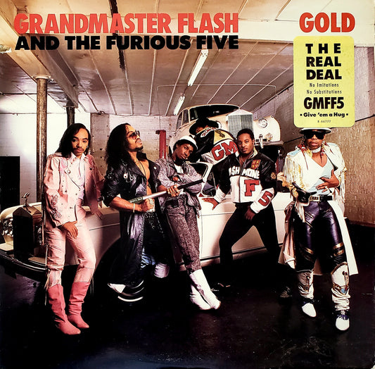 GRANDMASTER FLASH AND THE FURIOUS FIVE "GOLD" 12" VINYL RARE!!!
