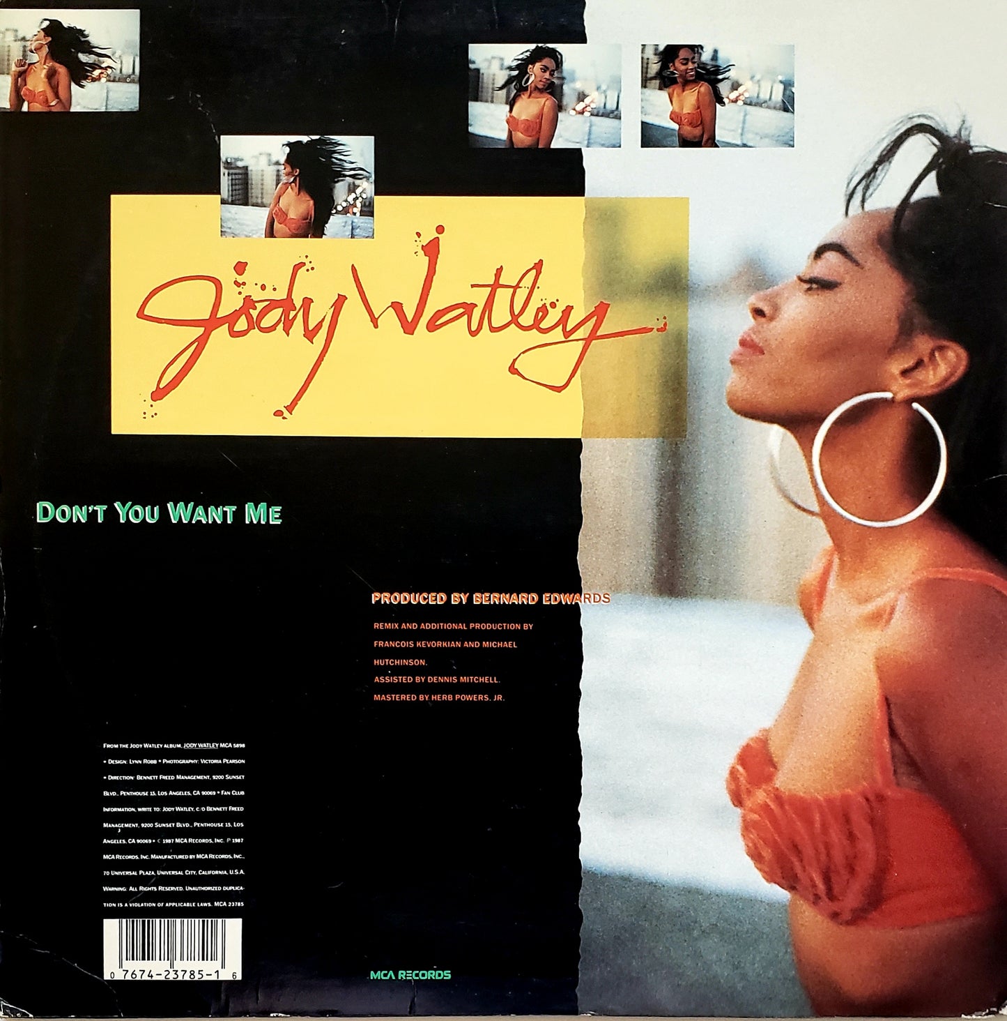 JODY WATLEY-DONT YOU WANT ME (12" Vinyl)