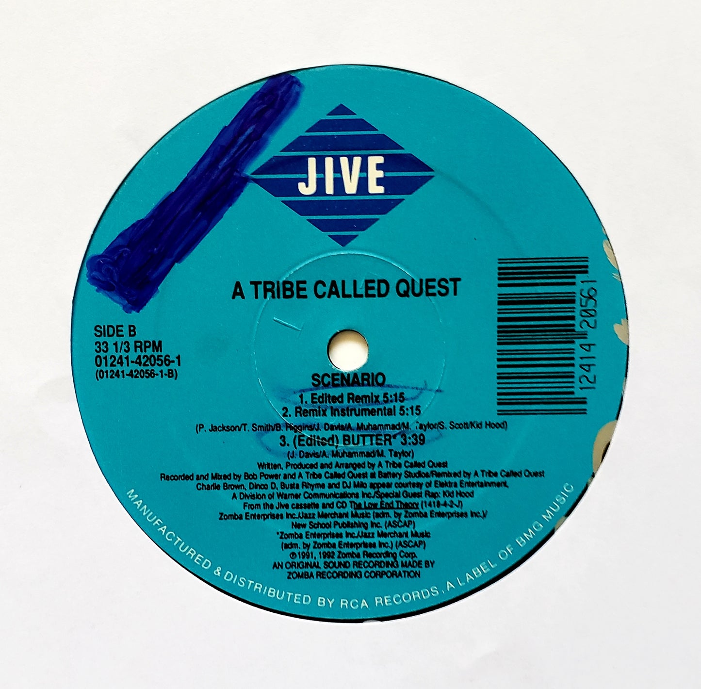 A TRIBE CALLED QUEST SCENARIO/BUTTER (12" Vinyl) RARE!!!