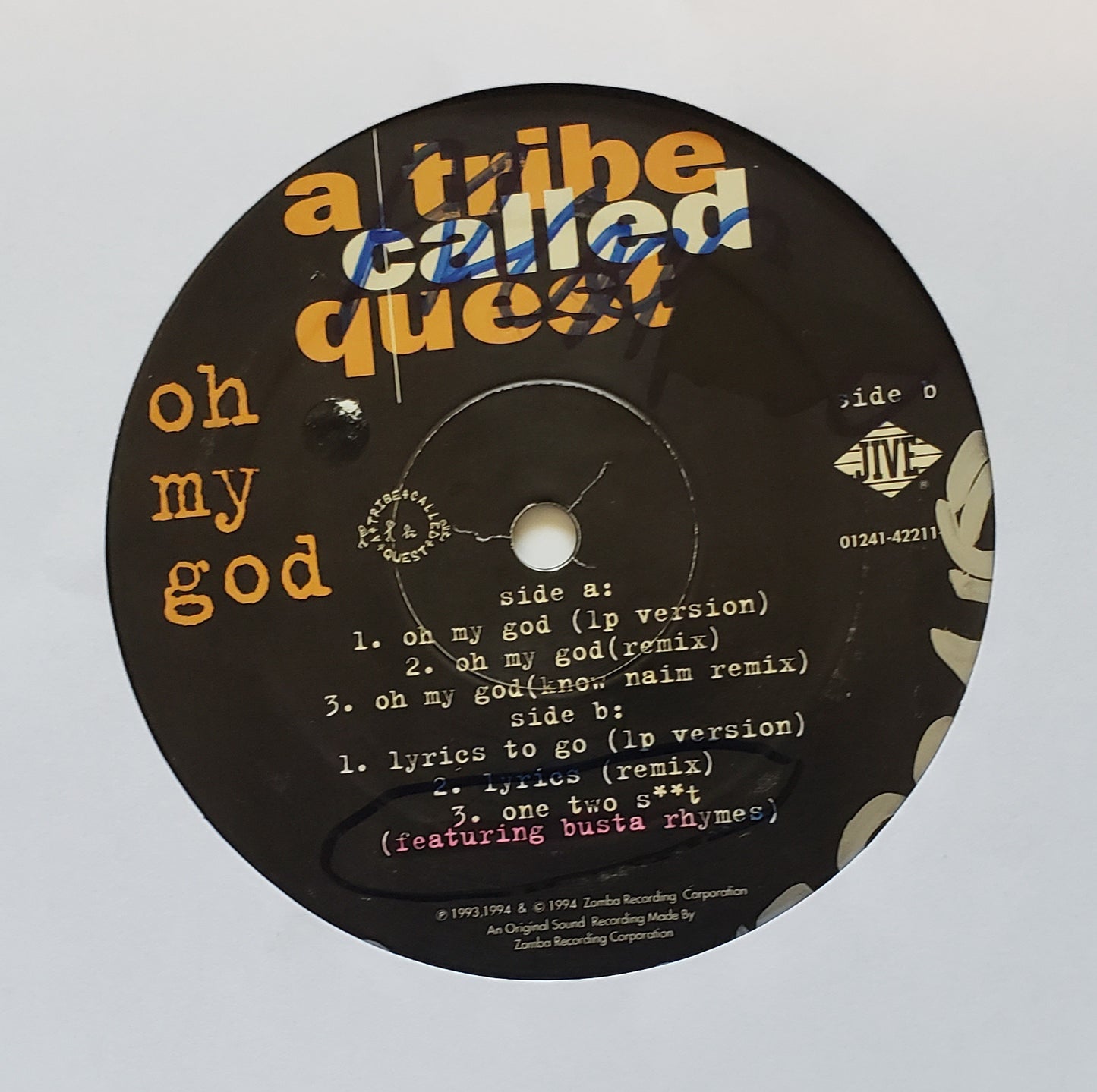 A Tribe Called Quest - Oh My God/Lyrics To Go/One Two S**t (12" Vinyl) RARE!!