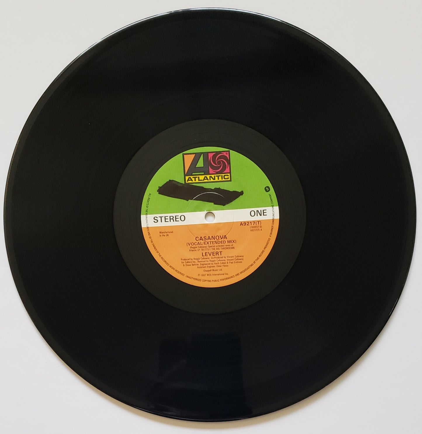 LEVERT CASANOVA /THROWDOWN (12" Vinyl) RARE VINTAGE!!