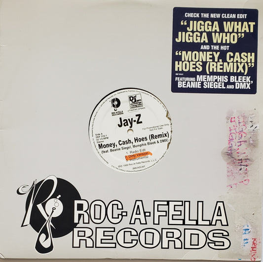 JAY-Z - MONEY, CASH, HOES REMIX / JIGGA WHAT? (12" Vinyl)