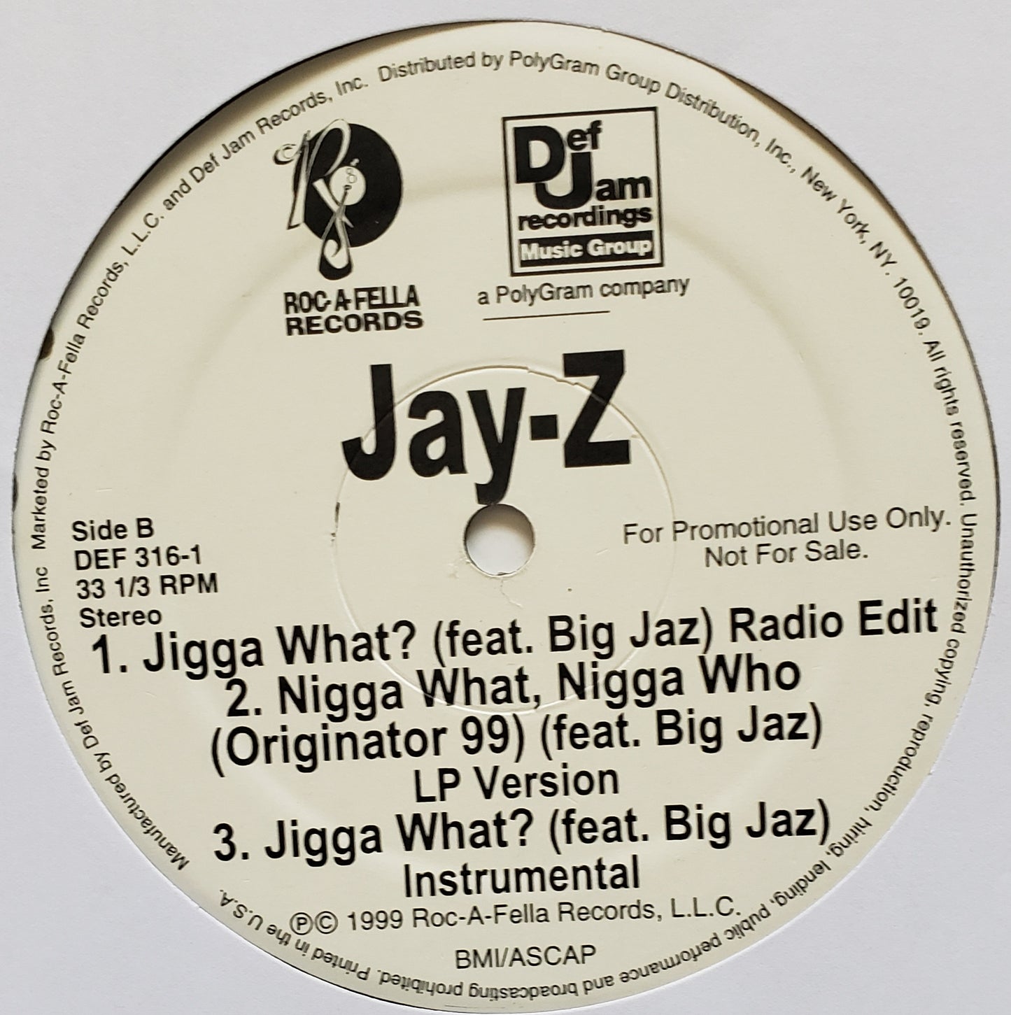 JAY-Z - MONEY, CASH, HOES REMIX / JIGGA WHAT? (12" Vinyl)