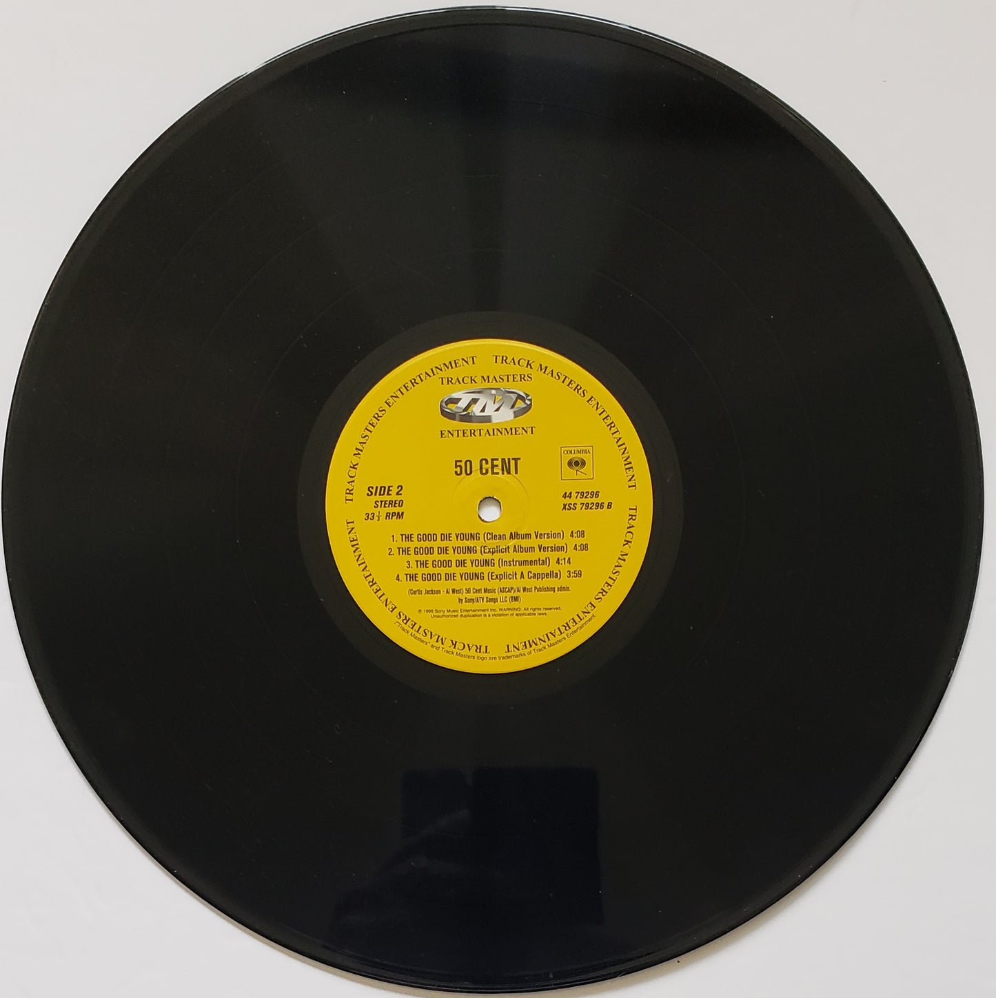 50 CENT-YOUR LIFE'S ON THE LINE / THE GOOD DIE YOUNG (12" VINYL)RARE!!!