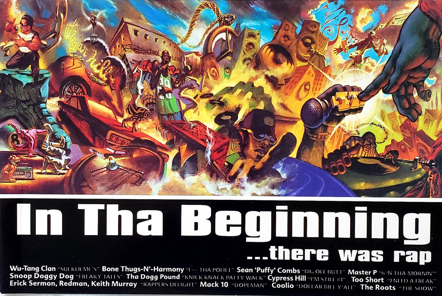 Master P, In The Beginning there was rap, Keith Murray & The Lox Rap Stickers(Bundle)4