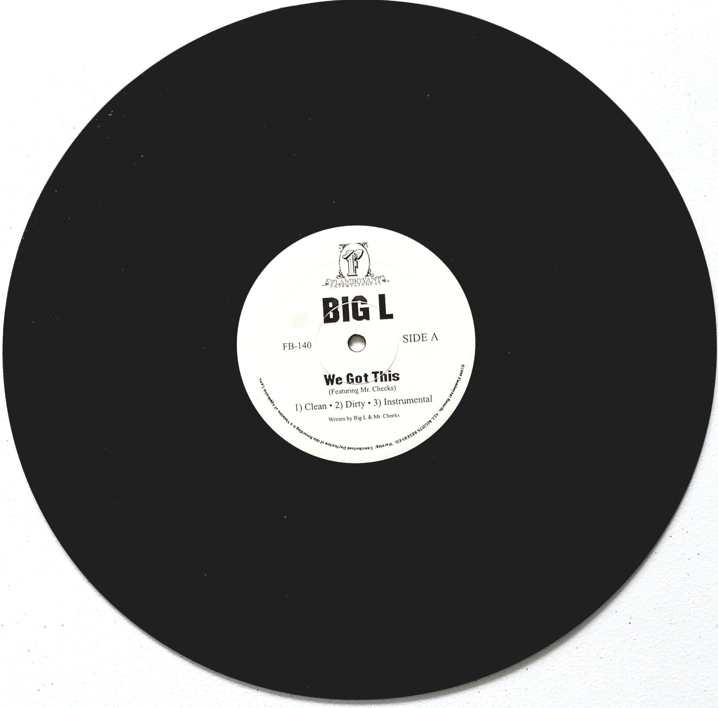BIG L "WE GOT THIS / THE HEIST / DAY ONE '99" (12" Vinyl) RARE!!!