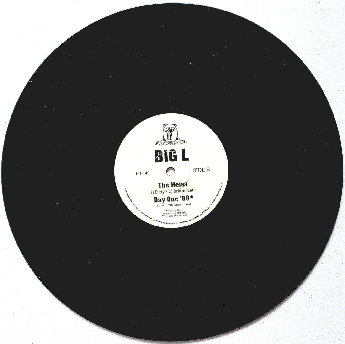 BIG L "WE GOT THIS / THE HEIST / DAY ONE '99" (12" Vinyl) RARE!!!