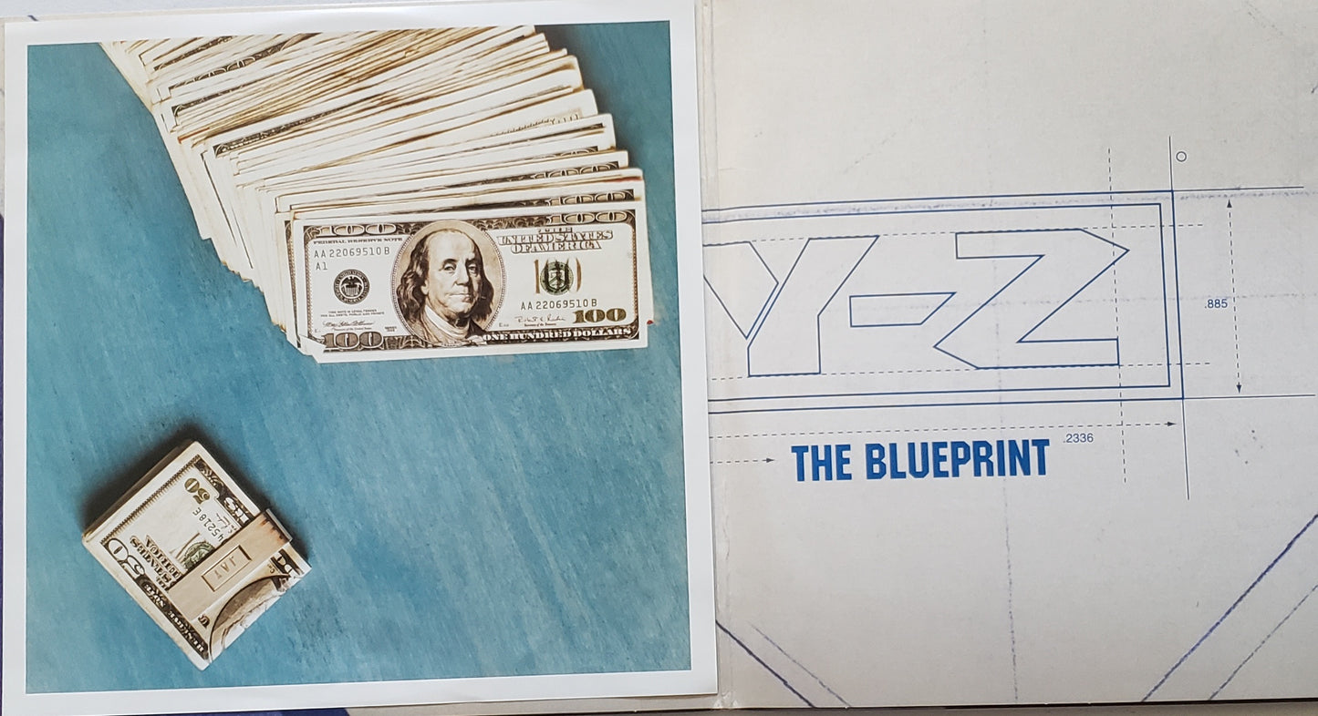 JAY-Z - THE BLUEPRINT-BLUE VINYL(VINYL 2xLP Album) 2001 RARE!!!