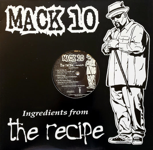 MACK 10 - INGREDIENTS FROM THE RECIPE (12" Record) 1998 RARE!!!