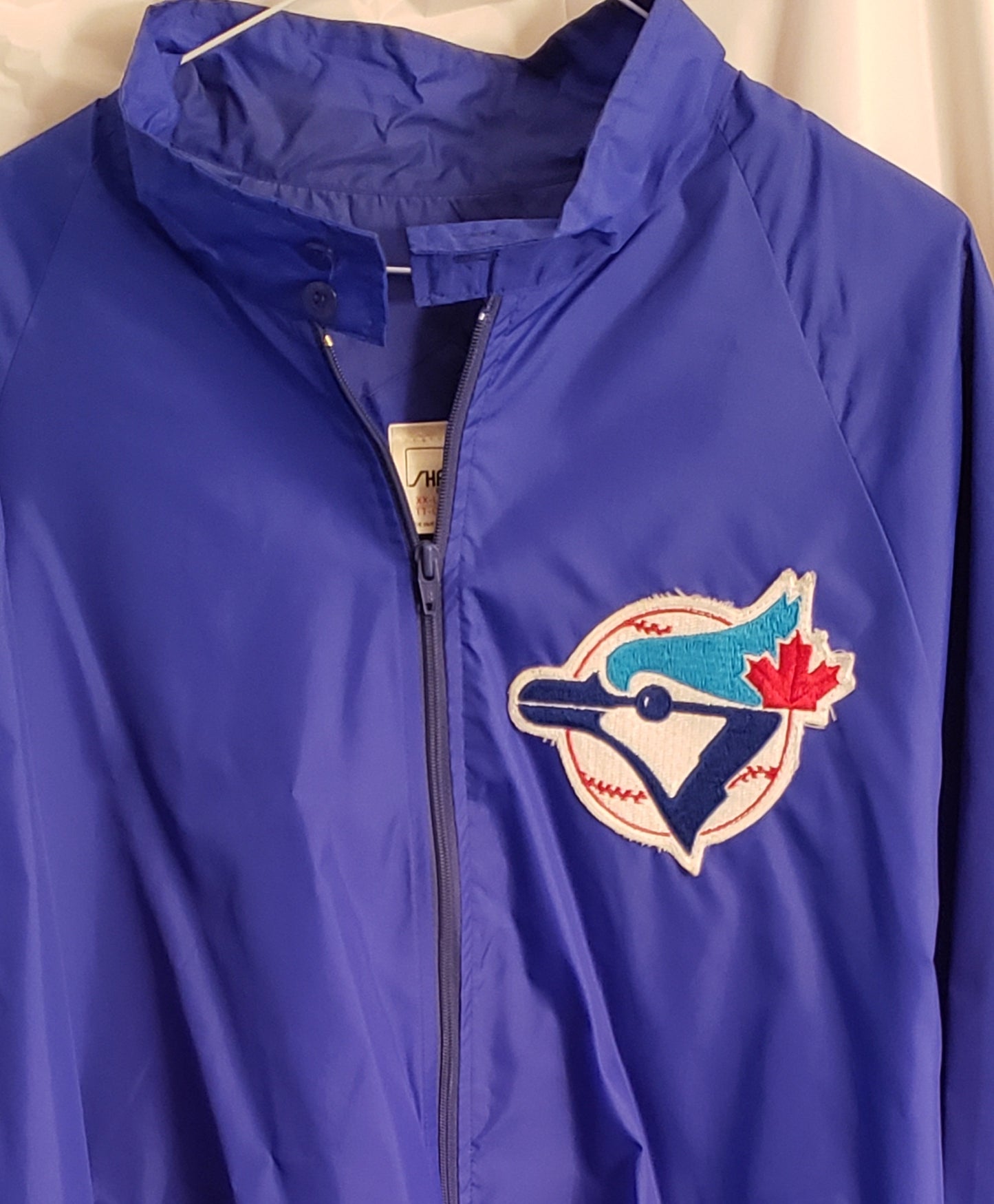 WINDBREAKER JACKET WITH BLUE JAYS LOGO/SALE!!!