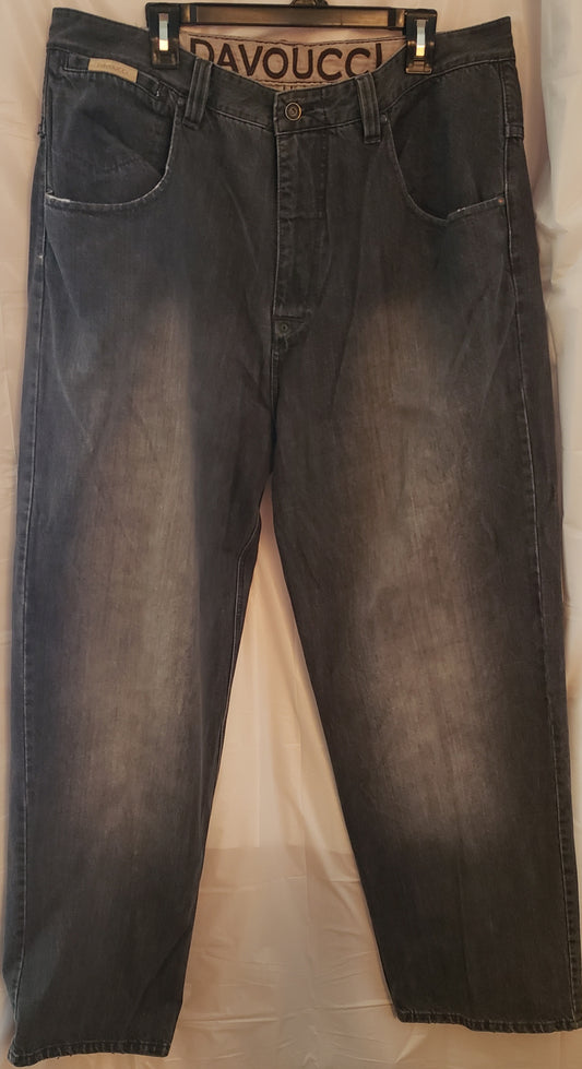 DAVOUCCI BAGGY DENIM JEANS (40x33) VINBTAGE/SALE!!!