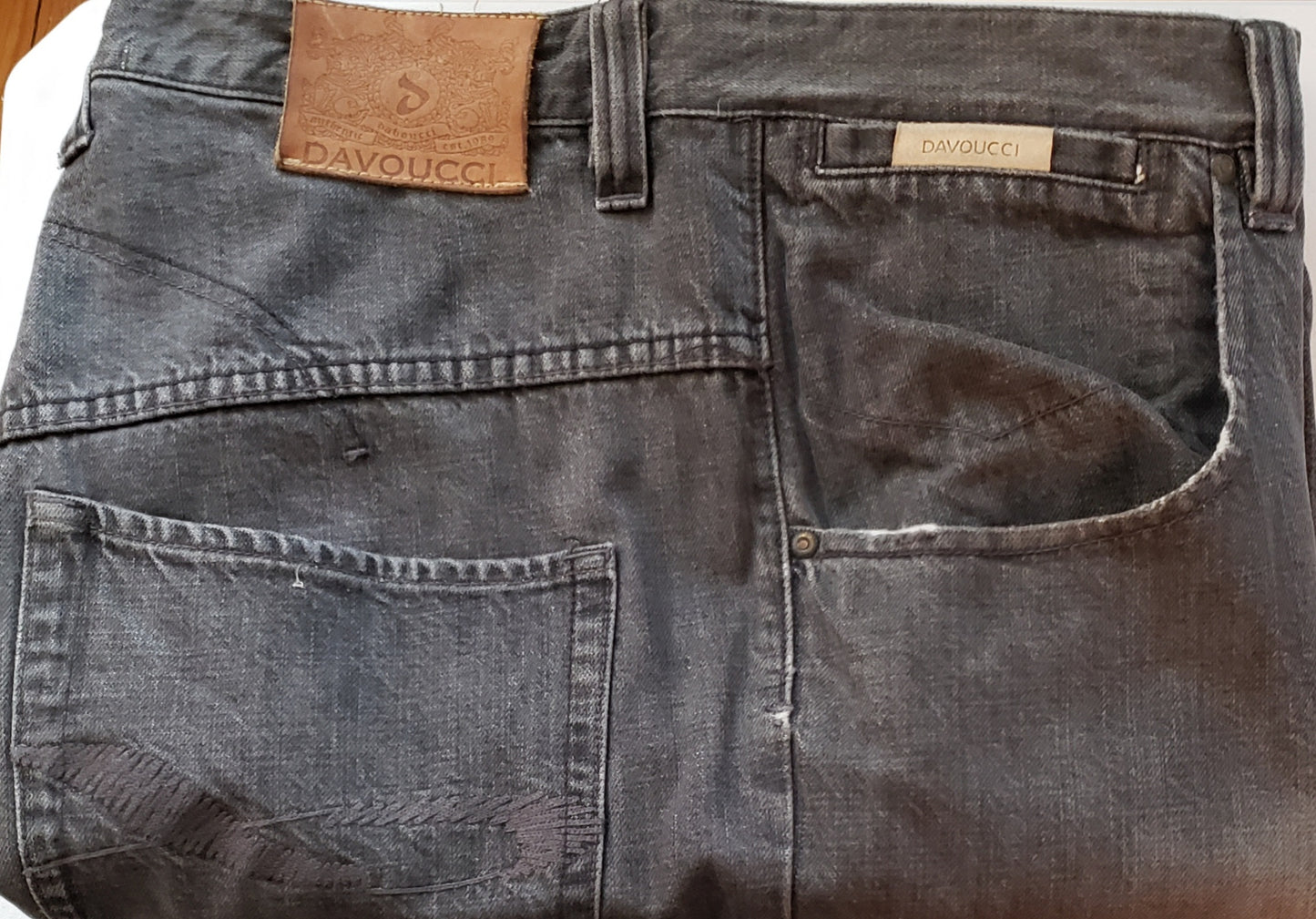 DAVOUCCI BAGGY DENIM JEANS (40x33) VINBTAGE!!!