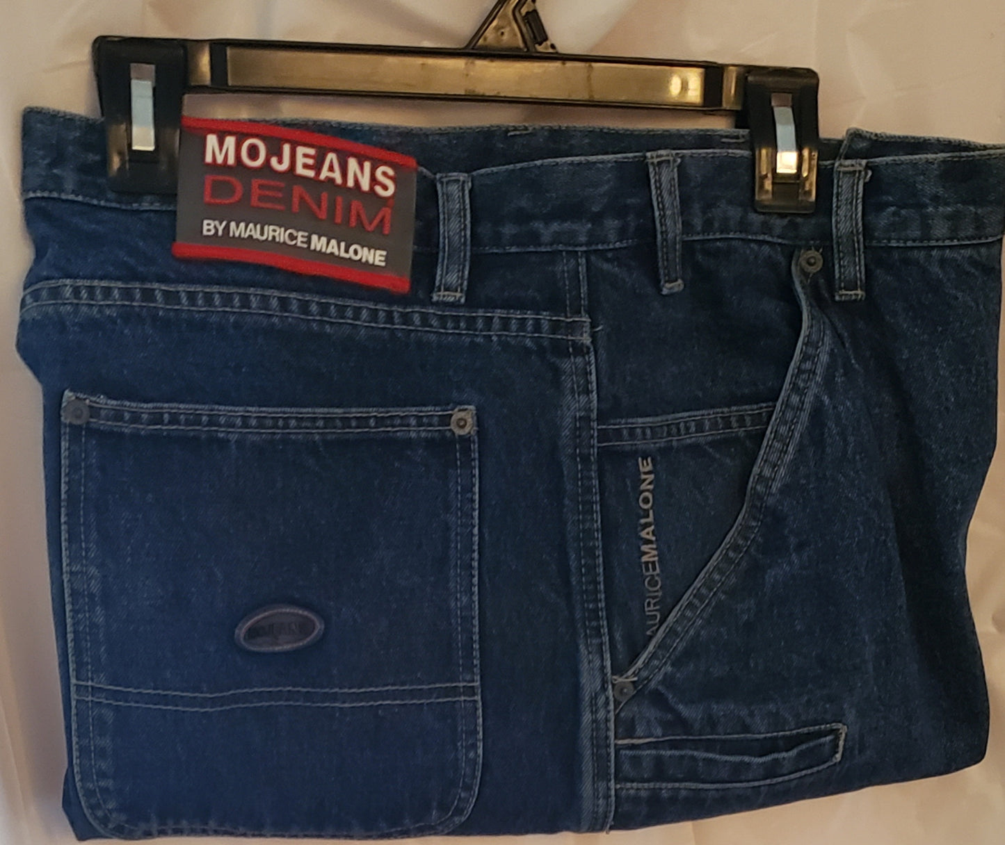MOJEANS DENIM BY MAURICE MALONE-MEN'S BAGGY JEANS (VINTAGE)!!!