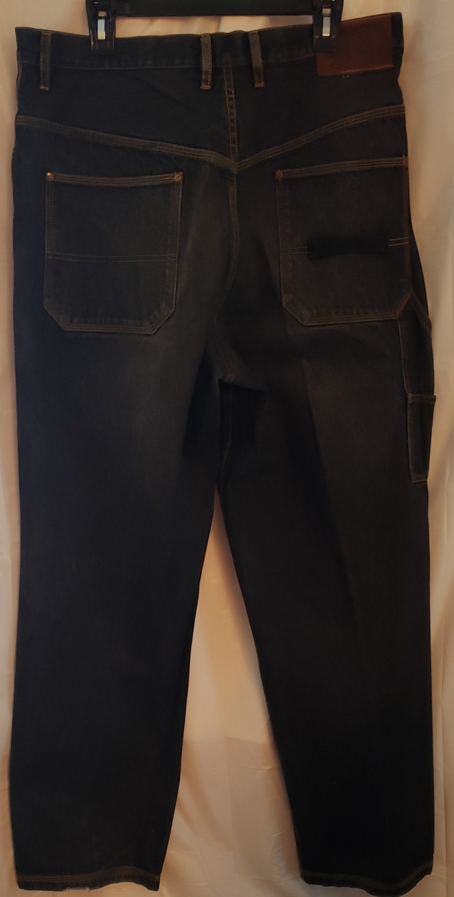 MECCA BAGGY BLACK JEANS DENIM (VINTAGE)