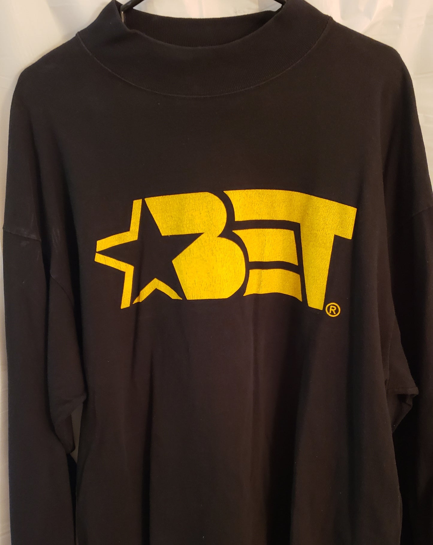 BET Black Entertainment Television Logo Long Sleeve Sweatshirt-VINTAGE!!!