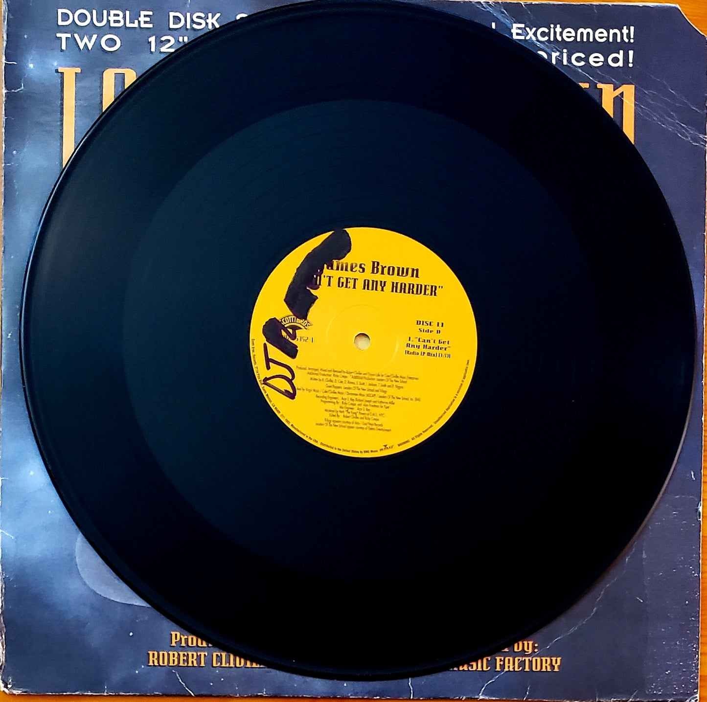 JAMES BROWN "CAN'T GET ANY HARDER" (2 DISC) 12" Single (2xLP Vinyl) RARE!!!