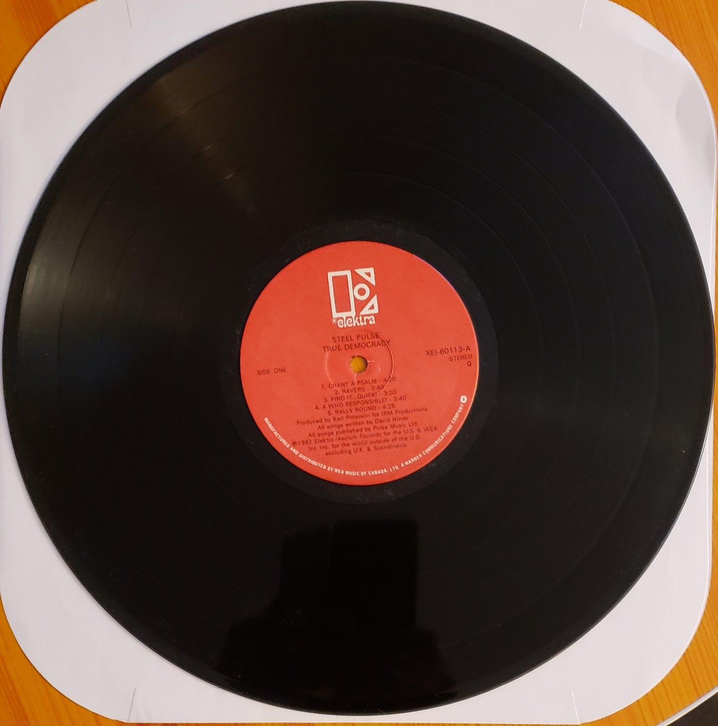 STEEL PULSE "TRUE DEMOCRACY" LP Album 1982