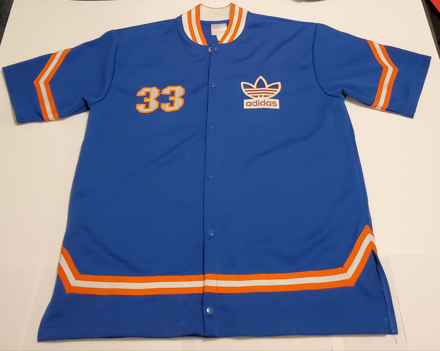 Adidas EWING#33 (2 Piece Basketball Jersey) w/Tear Away Pants(XL) Vintage!!!