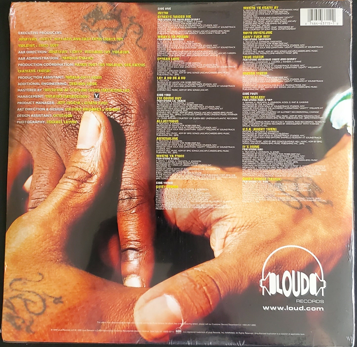 The Infamous Mobb Deep "Murda Muzik" (2X LP Vinyl Album)