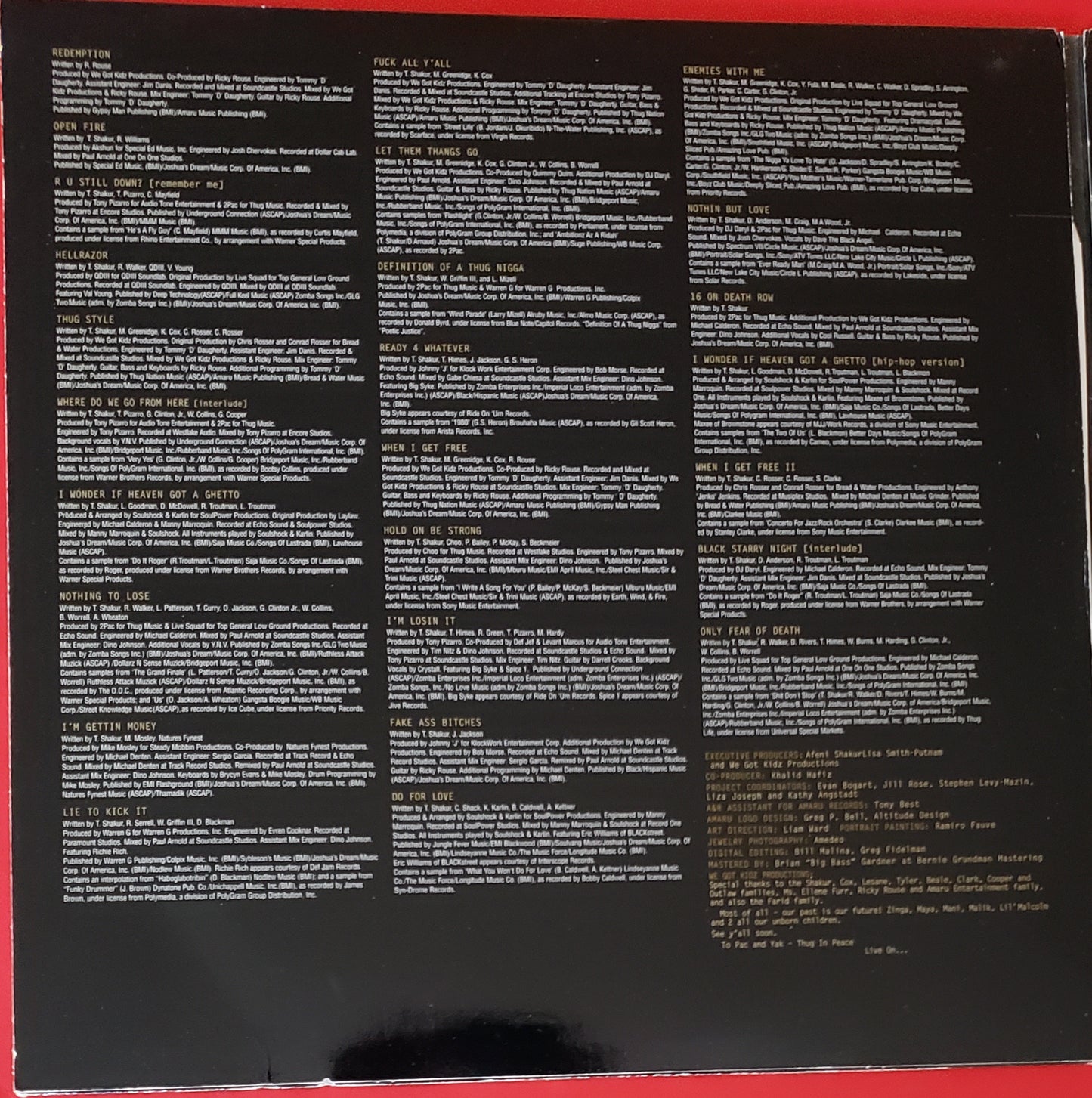 2PAC R U still down? {remember me} (3X LP Vinyl Record)RARE!!