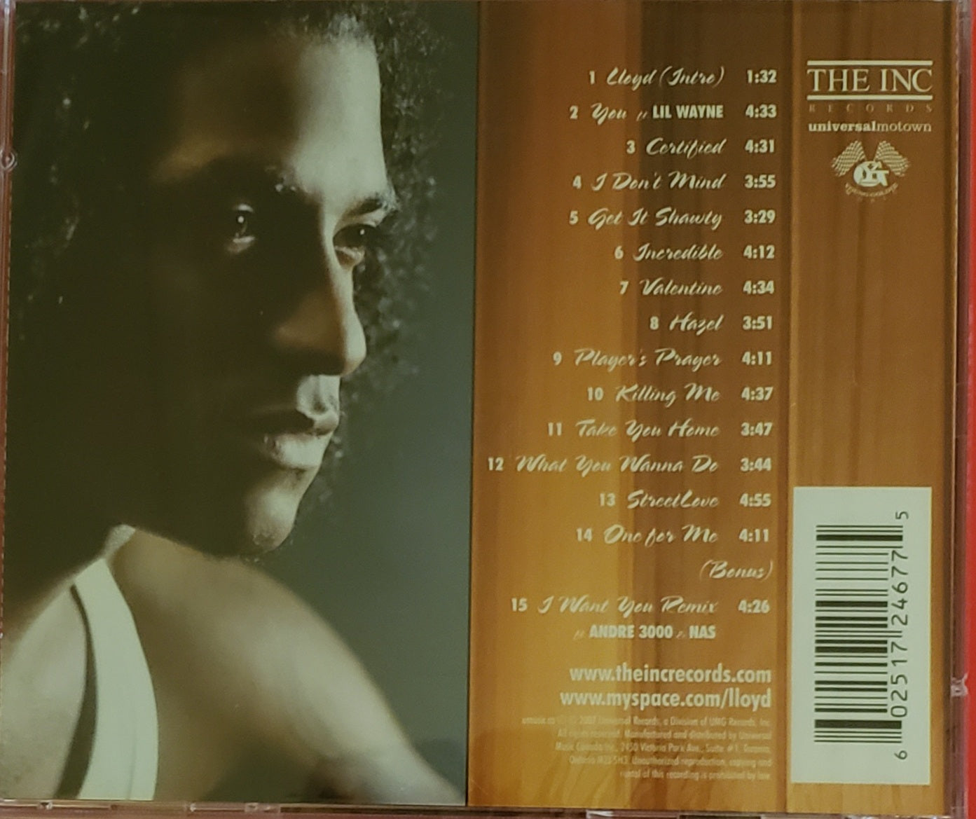 LLOYD "Street Love" (CD Album)
