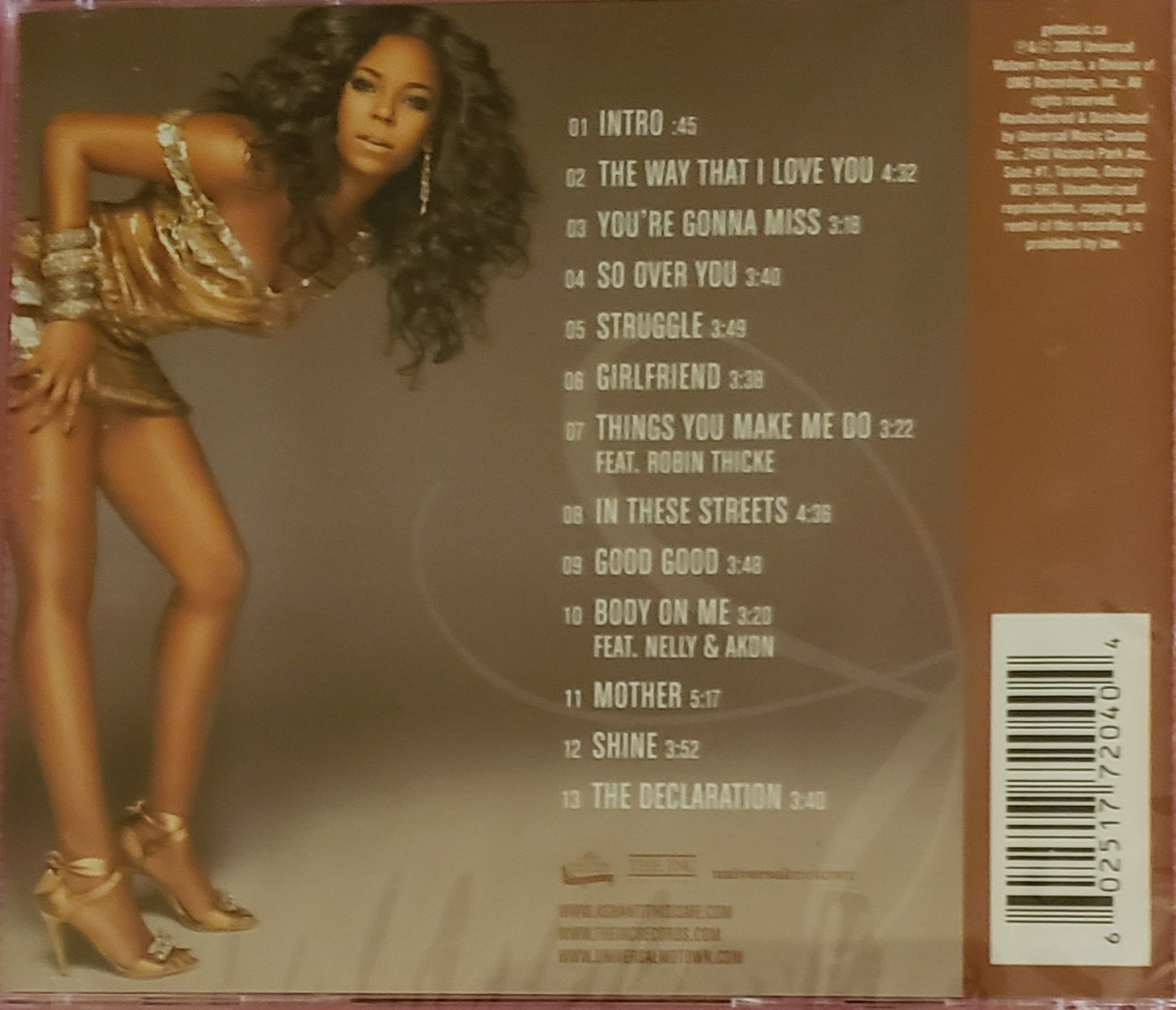 Ashanti "The Declaration" (CD Album)